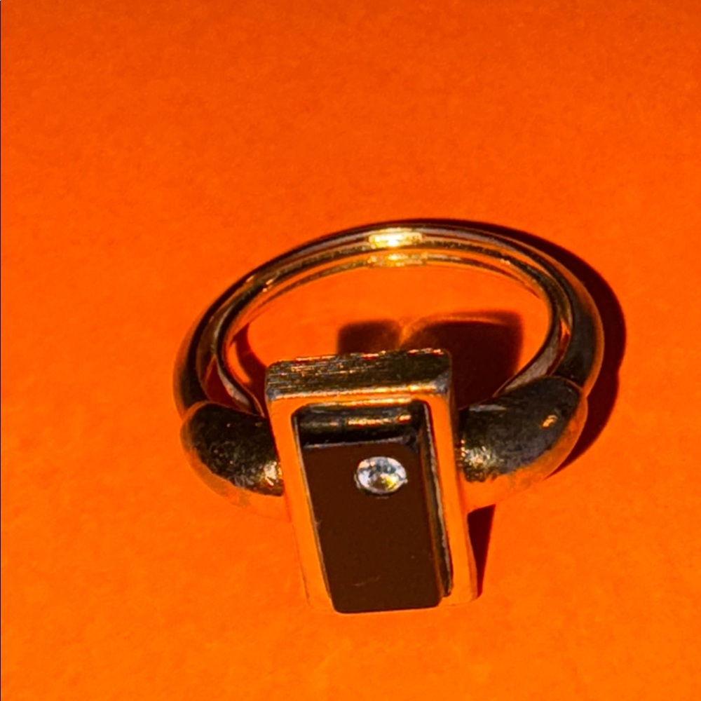 Lower Price!!!Vintage Avon Black Onyx Ring